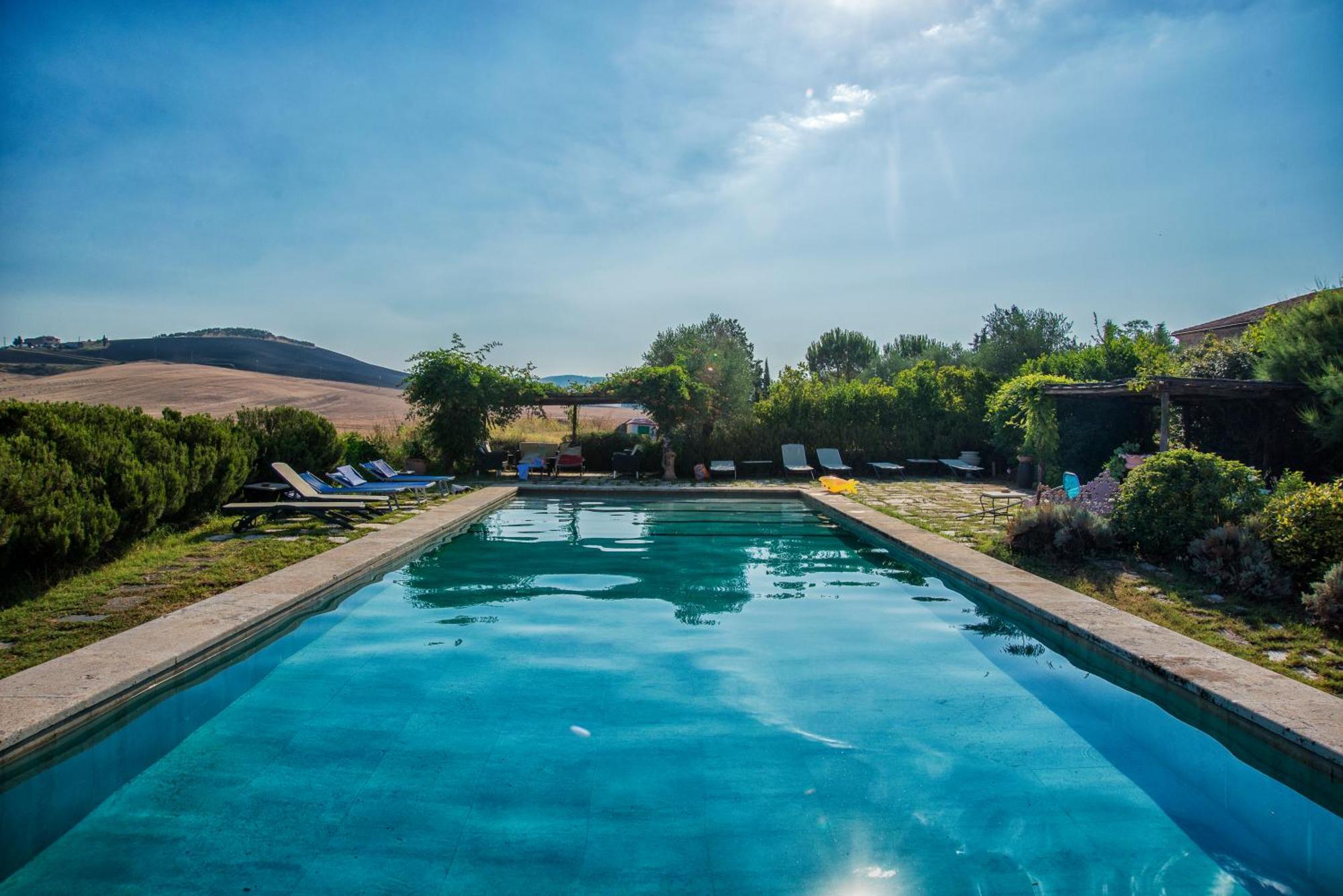 Agriturismo Le Sorbelle D'Orcia Con Piscina Pienza Esterno foto