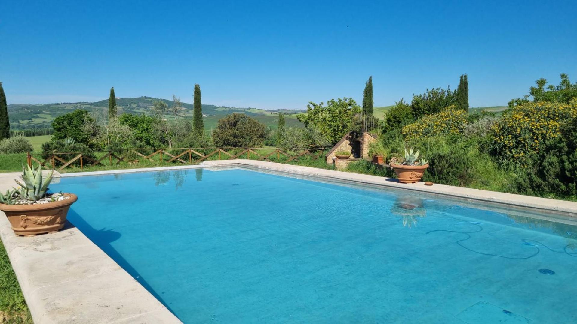 Agriturismo Le Sorbelle D'Orcia Con Piscina Pienza Esterno foto
