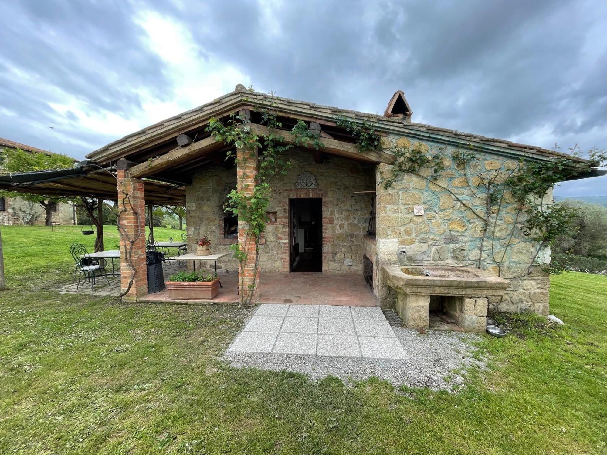 Agriturismo Le Sorbelle D'Orcia Con Piscina Pienza Esterno foto